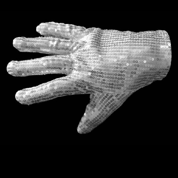 Michael Jacksons White Jeweled Glove His Editorial Stock Photo